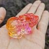 Adornos de cristal de color esmaltado con la fortuna para la oficina, el hogar, el escritorio, la apertura, artesanías de Feng Shui, pequeños adornos al por mayor