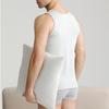 Lanjing modal masculino colete verão sem mangas crossbody fino esportes fitness ombro estreito fundo undershirt