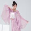 Ropa elegante de danza clásica china para mujer, de gasa, de dos piezas, para practicar la rima corporal, pantalones de pierna ancha de estilo antiguo, ropa de actuación.