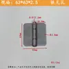 Dobradiça de Ferro Espessada e Reforçada de 2,5 mm Dobradiça de Porta de Ferro Dobradiça de Porta de Correr Dobradiça para Solda Elétrica Dobradiça Dobrável 1,5 Polegada 2 Polegadas 2,5 Polegadas
