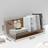 Estantería Simple de Escritorio Estante de Almacenamiento para Escritorio Infantil de Estudiante Gabinete de Almacenamiento de Archivos Multicapa para Mesa de Oficina
