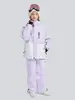 Kuangjian Traje de Esquí para Niños Niños y Niñas Invierno Exterior Impermeable Cálido Más Algodón Grueso Pantalones de Esquí para Niños