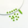 Cor liga ábaco espaçador talão de cozimento verniz talão plano 6mm grânulo solto talão de arroz diy jóias pulseira saco pendurado acessórios material