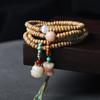 Pulsera de Bodhi de Múltiples Círculos de Ecología Original de Hainan, Pulsera de Raíz de Bodhi para Jugar Wen, Joyería, Suministro en Vivo, Venta al por Mayor para Mujeres