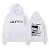 Sudadera con capucha casual de moda callejera con estampado de letras D de doble cara, estilo Anime Drift Ae86, para hombres y mujeres