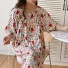 Nuevo Camisón de Algodón y Seda para Verano 2026 con Cinturón, Corte Holgado, Hecho de Algodón Artificial, Adecuado para Casa y Salidas