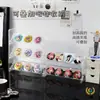 Soporte de Exhibición de Insignias Apilable, Caja de Almacenamiento para Insignias, Marco de Almacenamiento Transparente a Prueba de Polvo para Escritorio