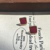 Pendientes vintage de gota esmaltada roja estilo Hong Kong para mujer, de otoño e invierno, ligeros, lujosos y elegantes, de alta gama, con diseño de nicho, para Año Nuevo.
