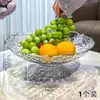 Plato de Frutas de Lujo Ligero, Decoración para Mesa de Centro de Sala de Estar, Plato de Dulces de Alta Gama, Plato para Exhibir Snacks, Plato de Frutas de Alta Apariencia