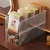 Caja de Almacenamiento para Mascarillas Faciales, Organizador de Maquillaje Transparente con Compartimentos para Muestras de Labiales, Estante de Almacenamiento de Productos para el Cuidado de la Piel para Escritorio