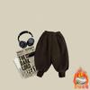 Pantalones de Invierno para Niños Nuevos Pantalones Cálidos de Terciopelo de una Pieza para Hombres y Mujeres Pantalones de Algodón de Pana de una Pieza para Invierno