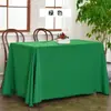Tecido de Toalha de Mesa Branca Escritório Hotel Restaurante Toalha de Mesa Feita Sob Medida Toalha de Mesa para Assinatura Cor Sólida Retangular Mesa de Conferência