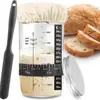 Kit de Subcomponentes para Tanque de Fermentación de Masa Madre Transfronterizo, Juego de Herramientas, Masa Fermentada, Pan, Suministros para Hornear, Termómetro con Tapa