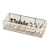 Caja Plegable para Almacenamiento de Zapatos Doméstica, Transparente y Visible, No Requiere Instalación, Caja para Zapatos Debajo de la Cama con Marco de Acero Engrosado, Contenedor de Almacenamiento Plegable
