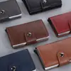 Portatarjetas Popular Transfronterizo de Amazon Antirrobo RFID Multifuncional Gran Capacidad Caja Metálica para Tarjetas Cartera con Expulsión Automática de Tarjetas