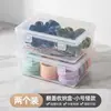 Caixa Pequena Transparente Caixa de Armazenamento para Miudezas Organizador de Cartas para Mesa com Tampa Mini Caixa de Armazenamento Retangular para Quarto