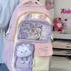 Mochilas Estudiantiles de Gran Capacidad Frescas, de Estilo Universitario, con Temática de Gatos, a la Moda y Lindas para Venta al por Mayor, Mochilas para Estudiantes de Secundaria y Bolsos de Doble Hombro