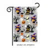 Bandera de Jardín de Halloween Transfronteriza Feliz Halloween Decoración Festiva Bandera Colgante Patio Jardín Bandera Exterior