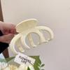 Una gran cantidad de cabello viene ~ pinza de tiburón de verano extragrande sensación avanzada Corea del Sur ins horquilla simple clip para la cabeza femenino