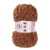 Hilo de Lana de Terciopelo Bucle Tejido a Mano Grueso Medio para DIY Suéter Bufanda Sombrero Muñeca 100g