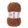 Hilo de Peluche de Lana Rizada de Oso Hecho a Mano Diy 50G Tejer Estilo Ins Bufanda Sombrero Muñeco de Dibujos Animados Hilo