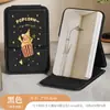 Espelho Pequeno Dobrável para Meninas, Espelho de Maquiagem, Mesa de Escritório, Espelho de Bancada com Suporte, Espelho de Penteadeira Portátil