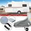 Venta caliente transfronteriza autocaravana cubierta de brazo contra el polvo caravana bolsa para el polvo cubierta de enganche de remolque gris