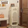 Nuevo modelo de zapatero para entrada de casa, zapatero de pie interior multicapa con cajones, zapatero a prueba de polvo de una sola puerta