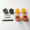 Roda de suporte de tira fluida Acessórios para máquina de borda de fita Rolo transportador Roda de suporte de borracha Máquinas para marcenaria Roda amarela