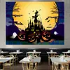 Tecido de Fundo para Halloween Estilo Nórdico Pano para Pendurar ins Decoração de Quarto de Menina Celebridade Cyber Arranjo de Cabeceira Tapeçarias Parede de Dormitório