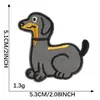 Dibujo Animado Autoadhesivo Mini Lindo Perrito DIY Accesorios de Ropa Decoración Funda de Teléfono Taza de Agua Parche Parche de Tela Bordado