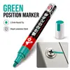 Caneta Marcadora de Posição de Parafuso Base de Óleo Secagem Rápida Ponta Redonda 2,5mm Várias Cores Disponíveis Caneta Especial para Marcação de Manutenção Industrial