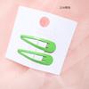 Corea del Sur INS Xiaoya mismo color caramelo pasador bb niña color pasador clip de palabra clip para flequillo cabeza de niños