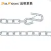 Cadena grado G30 para elevación, transporte y transmisión, cadena de hierro galvanizado para aparejos de elevación y uso en remolques, fabricante