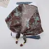 Bufanda de Gasa Estampada Suave Hecha a Mano con Perlas para Mujer, Delicado Pañuelo para Sesión de Fotos Estilo Bosque Pastoral, Bufanda Delgada Decorativa