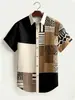 Amazon AliExpress nueva importación transfronteriza comercio exterior nueva chaqueta de camisa para hombre estampado completo fabricantes suministro