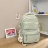 Nova Mochila Simples Xadrez Estilo Coreano para Alunas, Mochila Escolar Leve e Estilosa para Homens, Casual, Redutora de Peso, Mochila à Prova d'Água