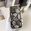 Adecuado para Apple 1615Promax Funda Blanda de TPU Galvanizado Acolchada con Patrón de Mampostería Mármol Estéreo Cartón Funda Protectora
