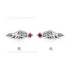 Novos Brincos de Liga de Titânio F136 com Diamantes, Piercings de Lábio Asas de Anjo, Piercings de Língua, Piercings de Hélice, Acessórios de Joias para Piercing