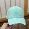 Gorra de Béisbol para Niños de Primavera y Otoño, Estilo Coreano Casual con Bordado de Letras, Diseño Único Desgastado, Elegante Protección Solar, Gorra de Pico de Pato Suave Unisex