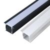 Lámpara lineal con ranura de aluminio y tira LED de 20 pulgadas de ancho, carcasa de barra de luz rígida de aluminio, perfil de aluminio para lámpara lineal con ranura de aleación de aluminio.