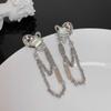Aretes de Alta Gama para Mujer, Aretes Nicho, Joyería de Temperamento de Flor de Perla Retro, Aretes para Puesto Mayorista