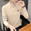 [280g Terciopelo Alemán] Otoño e Invierno Terciopelo de Doble Cara Cepillado Cuello Alto de Manga Larga para Hombre Capa Interior Cálida Ropa de Otoño