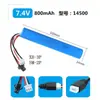 Batería de Litio 18650 Paquete de Baterías de 3.7V 7.4V Gran Capacidad 12V Batería para Luz Solar Exterior