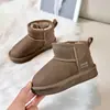 Botas de Nieve de Invierno para Niños 2026, Zapatos de Algodón Bajos sin Cordones para Niños y Niñas, Zapatos Cálidos Engrosados para Niños Mayores