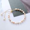 Nueva Pulsera Barroca Vintage de Perla Natural de Agua Dulce Diseño Simple Nicho Hecha a Mano con Cuentas Accesorios