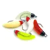 Isca Artificial Modelo de Comércio Exterior, Isca Macia, Isca de Minhoca de Gancho e Argola de Duas Cores, Isca Artificial de Gancho e Argola, Adequada para Pesca de Peixe Mandarin, Peixe de Barriga Vermelha e Robalo