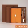 Cuaderno A5 Set de Negocios Bloc de Notas Cuaderno Diario de Reuniones Simple Personalizado Oficina de Negocios