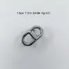 Hebilla de Cinturón para Mujer DH1.5cm Cabezal de Repuesto para Cinturón Hebilla de Placa Lisa Accesorios para Cinturón Redonda Chapado en Oro Plata en stock