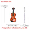 Venda Quente na Amazon Múltiplos Modelos de Guitarra Pingente de Mochila em Acrílico Plano 2D Presente de Feriado